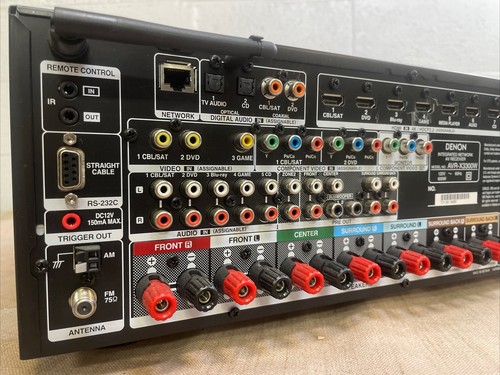Nice DENON AVRX3300W Integrated Network AV Receiver! ***READ DESCRIPTION*** - Picture 12 of 13