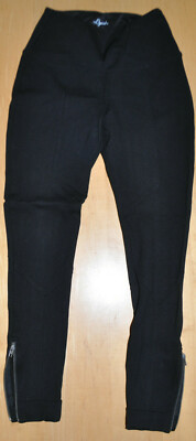 Lysse Damen schwarz Gr. S Zip Pants Stretch