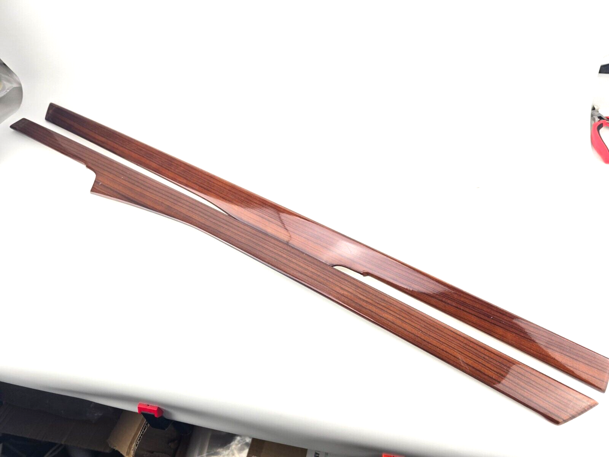 Mercedes Benz W140 S-Class Zebrano Rear Door Wood Pair 2x 300SE