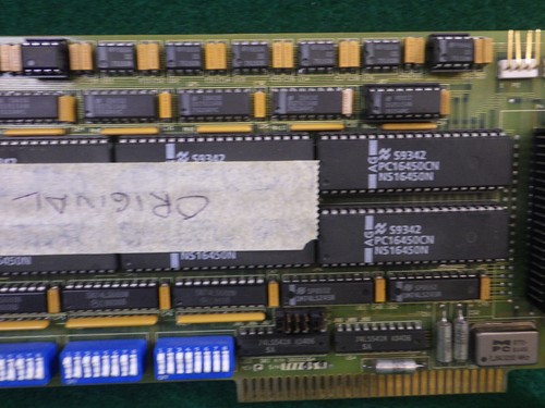 Digi 50000179 ISA 8 Port Serial Card PC/8 16C450 ISA Adapter used #3 3000354 - Picture 8 of 13