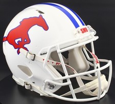 SMU MUSTANGS NCAA Riddell Speed Full Size AUTHENTIC Football Helmet