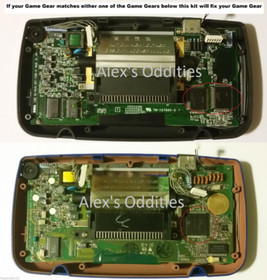 Sega Game Gear 20 Capacitor Replacement Repair Kit Fix no/low sound & Dim Screen