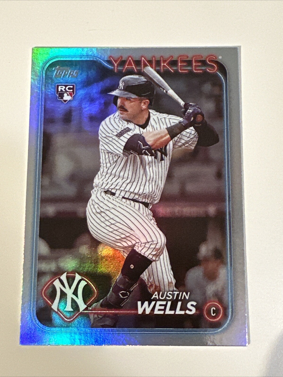 2024 Topps Series 2 Rainbow Foil - 624 Austin Wells, New York Yankees RC