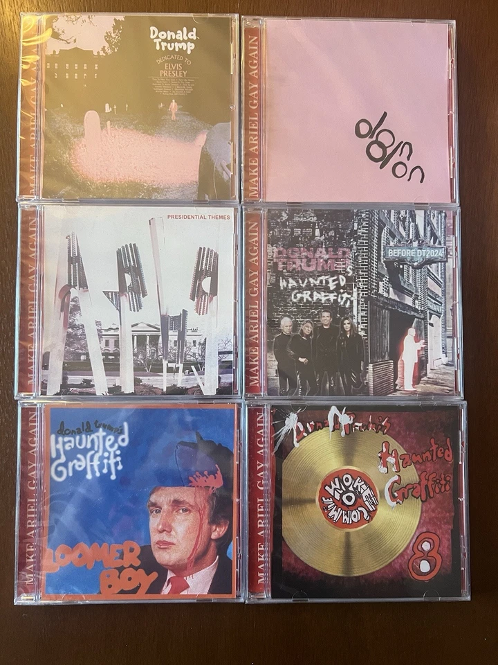 RARE DONALD TRUMP  / ARIEL PINK 10 CD SET - MAKE ARIEL GAY AGAIN MAGA - Unopened - Image 4 of 4