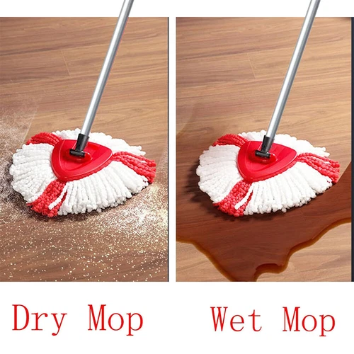 Spin Mop Kopf Ersatz, Basis, Griff für Vileda Turbo Mikrofaser Mopp Nachfüllpackungen - Bild 6 von 14