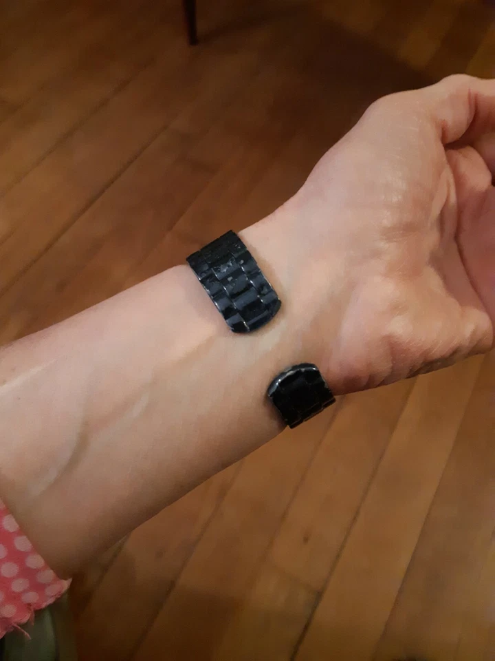 Montre femme noire ernest quartz watch - Photo 3/4