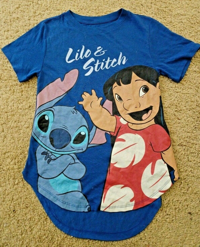 🌸 Disney's NWT Lilo & Stitch M Top Women's Junior 79 Ohana Halloween