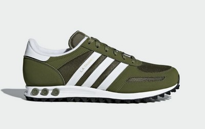 adidas la trainer olive green
