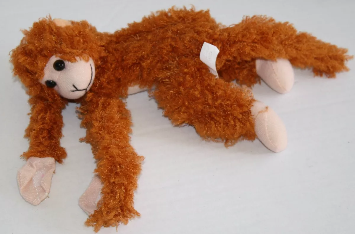 Proud Toy Orange Brown Plush Small Monkey 10