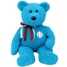 TY Beanie Buddy - ADDISON the Baseball Bear (14 inch) - MWMTs Stuffed Animal Toy