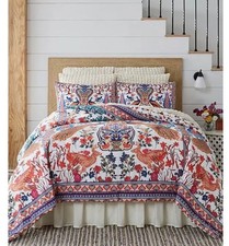 Studio D Kyrie Peacock Floral Comforter Mini Set wShams Full/Queen $209 NWT