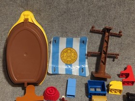 LEGO Duplo Jake's Pirate Ship Bucky 10514 w/1 Cannonball,  No Box or Manual READ