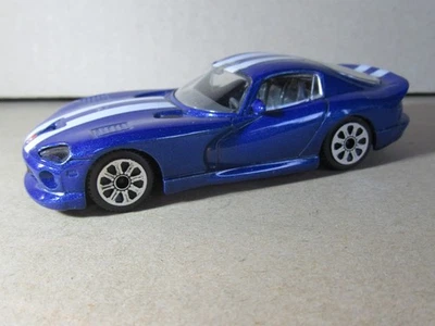 30E Voiture Miniature Bburago 4115 Dodge Viper GTS Métal Vintage 1996 Bleu 1:43 - Photo 1/4