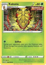 Kakuna - 002/198 - Uncommon (Lp) Chilling Reign - Grass Pokémon