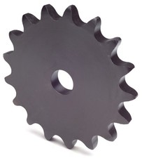 H60A17P ANSI #60 Roller Chain Sprocket 17 Tooth Hardened Solid Steel Type A Hub