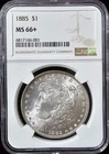 1885 Morgan Dollar MS-66+ NGC VIDEO