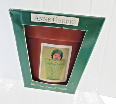 ANNE GEDDES by Ceaco 100 Piece ''Potted'' Puzzle Down in the Garden 1998