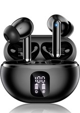 Wireless Earbuds, Bluetooth 5.4 Headphones with 50H Playback, Deep Bass Stereo E
