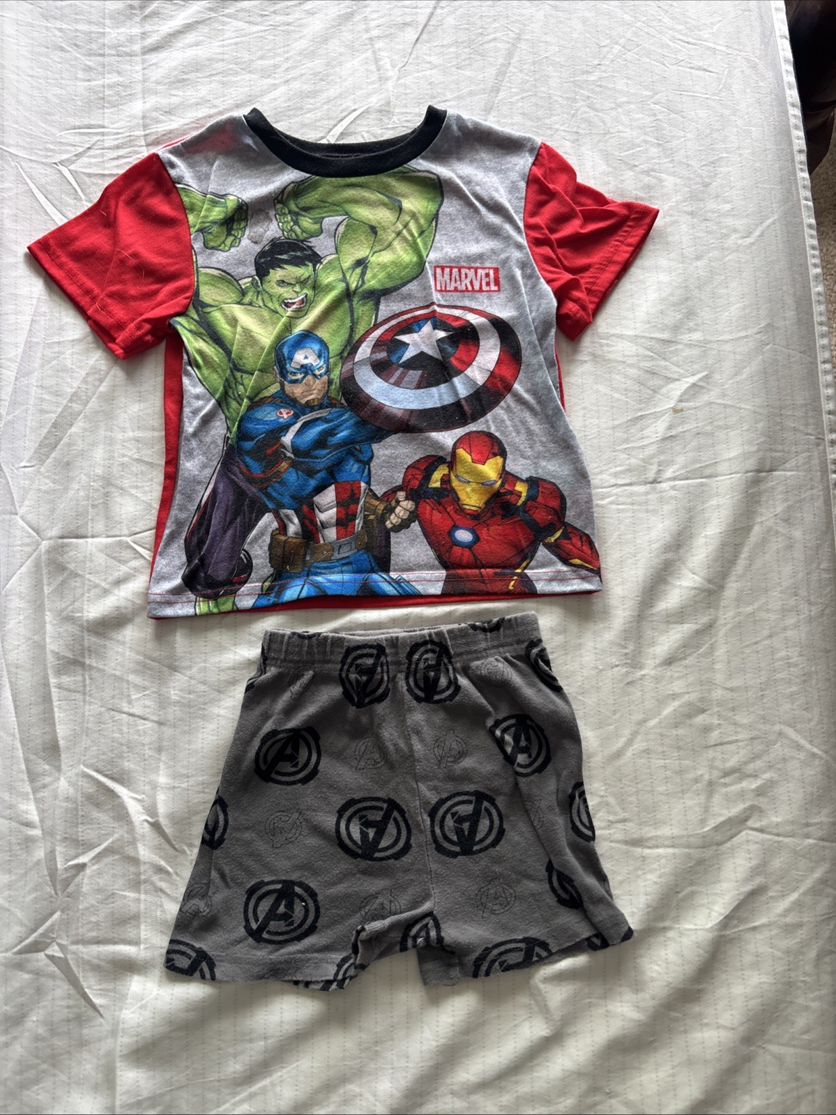 Disney Marvel Avengers Hulk Captain America Iron Man Kid Children Boy Pajama PJ
