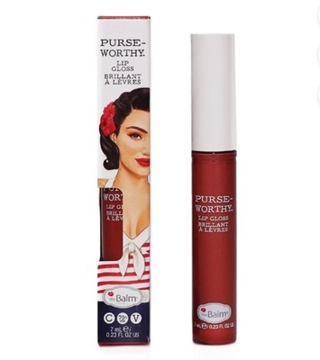 The Balm Purse Worthy Lip Gloss Brillant A Levres Red