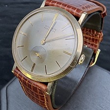 Gruen VeriThin Cal. 415 Ref 435 855 10k Gold ...