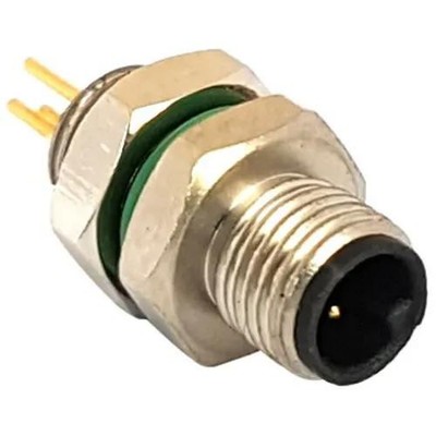 2Pc BULGIN LIMITED PXMBNI05FPM03AFL001 Sensor Cable, M5 Plug, Free End, 3 P