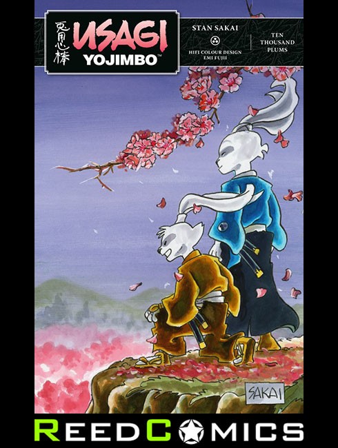 USAGI YOJIMBO VOLUME 41 TEN THOUSAND PLUMS LTD EDITION HARDCOVER SIGNED BY SAKAI