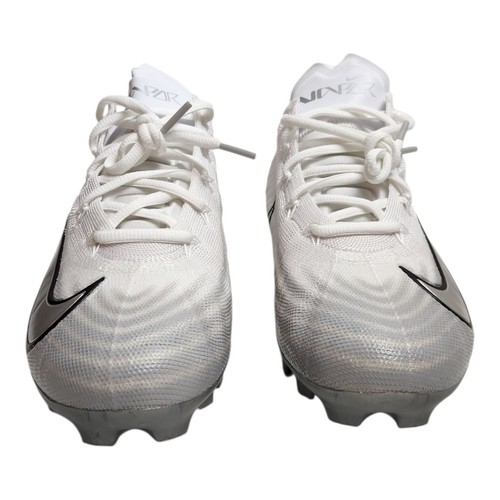 Nike Vapor Elite 1 Men's Size 8 Football Cleats White Metallic Silver FB3288-100 - Picture 5 of 11