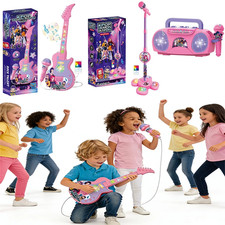 Cosplay KPOP Demon Hunters Music Microphone Kids Toy Light-Up Singing Gift SP