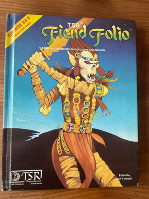 AD&D - Fiend Folio 1200 VG+ / FN