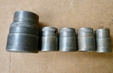TIPCO  SOCKETS   X  5  -  3/4" & 1/2" DRIVE - job lot