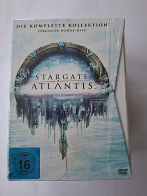 Stargate Atlantis Die komplette Kollektion 26 DVDs Staffeln 1-5 NEU OVP
