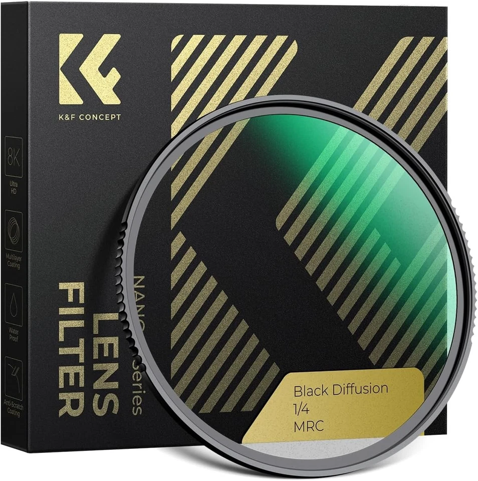 77mm Black Diffusion Filter - Ideal for Vlog, Portrait, and Cinematic Imagery - Image 3 of 4