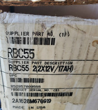 Set Of Two 2 ABC UPS Replacement Battery RBC 55 - Lead Acid - Maintenance-free