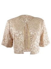 Chaqueta de encaje con lentejuelas para mujer Calvin Klein (M, rubor)