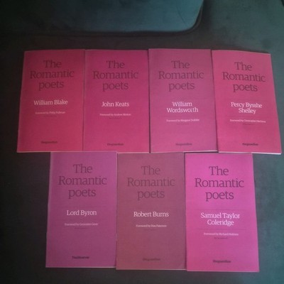 The Guardian 'Romantic Poets' inserts,  complete set of 7