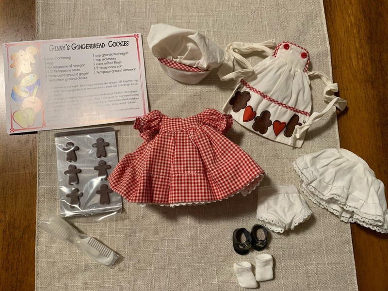 Ginny Doll Vogue GINGERBREAD Cookie Outfit Fresh De Boxed