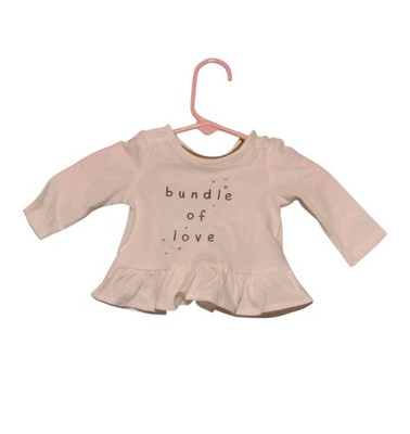 Carter's Bundle of Love White Kids Top Newborn NWT