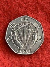 1998  NHS 50p Coin Circulated  - Available on eBay