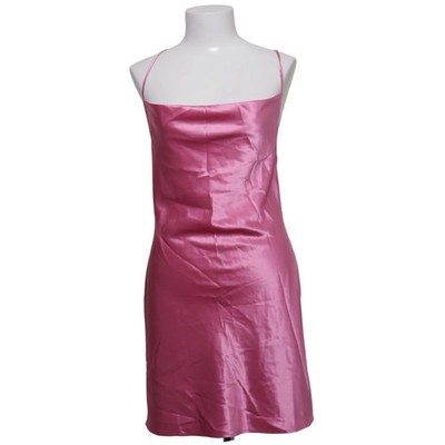H&M, Kleid, Größe: M, Pink, Einfarbig, Satin, Damen #HkV