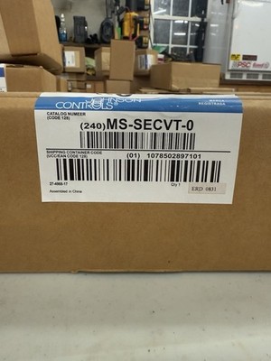New! Sealed! JOHNSON CONTROLS MS-SECVT-0 / MSSECVT0 