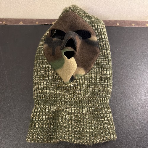 Vintage Camouflage Hunting Face Mask Balaclava Hood Full Coverage Camo Mask