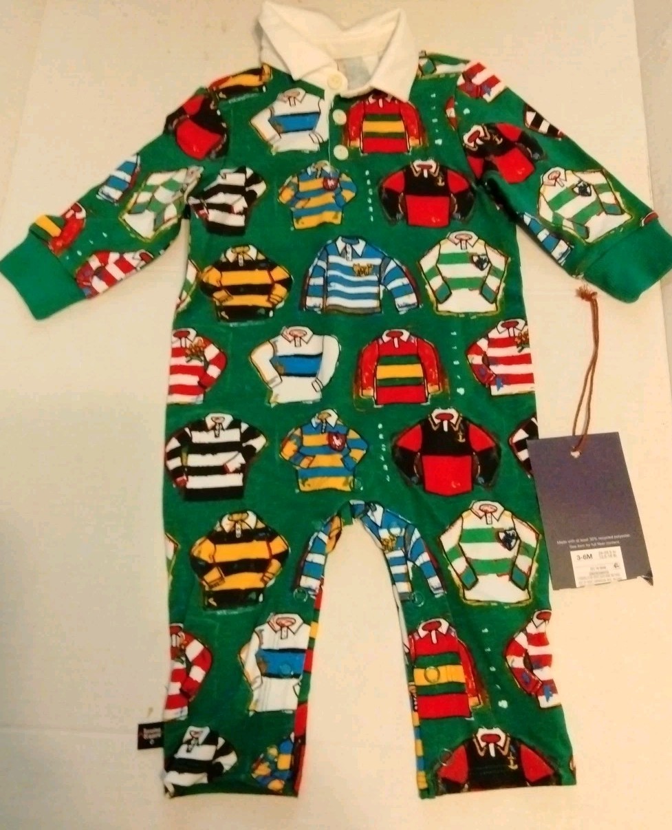 FILA Blazer canottaggio pantaloni pagliaccetto camicia design taglia 3 6 mesi