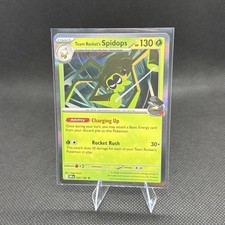 Team Rocket's Spidops HOLO Rare 20/182 Destined Rivals Pokemon TCG
