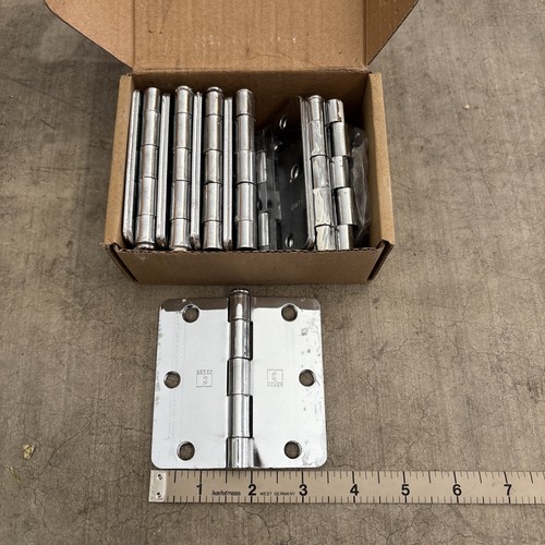 Hager|Door Hinges|Residential|3x3.5in|Heavy-duty stainless steel|Door|Lot 12