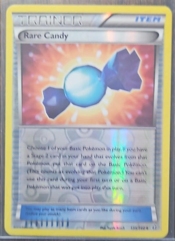 2012 Pokemon Black & White Dark Explorers Rare Candy Reverse Holo #100/108