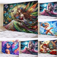 Große Shangri La Märchen Mädchen Wandbehang Hintergrund Wandteppich Tagesdecke