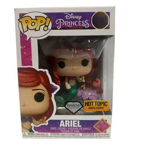 Funko POP! Disney Princess Ariel Diamond Glitter #1012 Vinyl Figure DAMAGED