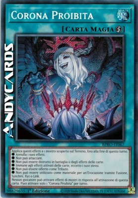 VERBOTENE KRONE (Forbidden Crown) Secret   BPRO IT067   1Ed   Yugioh