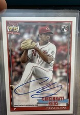 2026 Topps Series 1 - 1991 Topps Baseball Autographs Chase Burns #91A-CBU...